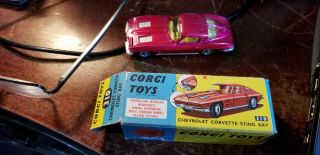 Vintage Corgi Toys | MIB | 1963 Chevrolet Corvette Stingray | No.  310 4