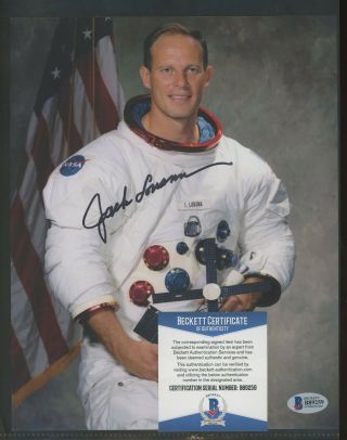 Jack Lousma Astronaut Skylab/shuttle Signed 8x10 Photo Auto Autograph Bas