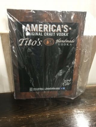 Tito’s America’s Handmade Vodka Beer Bar Pub Man Cave Chalkboard Beer Stuff