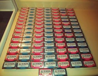 105 - Empty Altoids Tins,  Metal Inside & Out,  Flip Top Tins,  In
