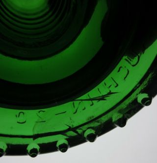- CD164 McLaughlin Emerald Green RDP Signal Antique Glass Insulator 7
