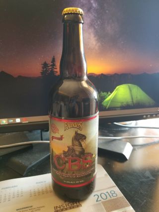 2018 Founders Brewing Co.  Cbs - Canadian Breakfast Stout Empty Bottle With Cap
