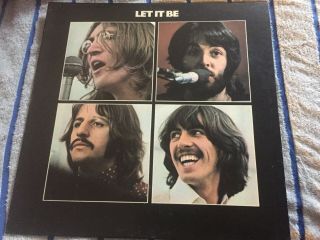 The Beatles Let It Be Box Set Canada Press - Apple Lp No Book