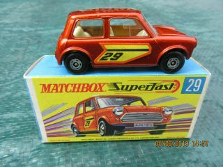 Matchbox1 - 75 No.  29b Racing Mini