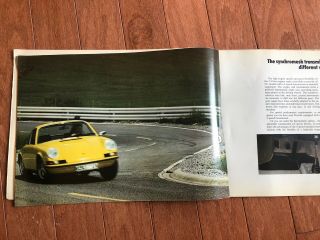 1972 1973 Porsche 911 T / E / S LWB DELUXE Dealer Sales Brochure - OEM 3