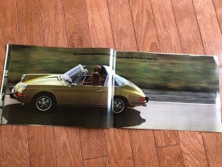 1972 1973 Porsche 911 T / E / S LWB DELUXE Dealer Sales Brochure - OEM 4