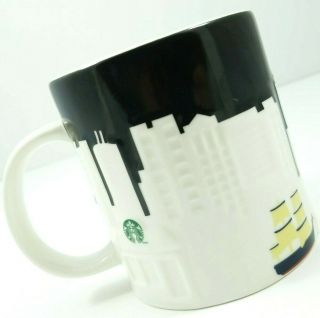 Starbucks Collector Series Boston 3d Relief Mug Coffee Cup Tea Party City 2012
