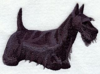 Embroidered Fleece Jacket - Scottish Terrier D1829 Sizes S - Xxl
