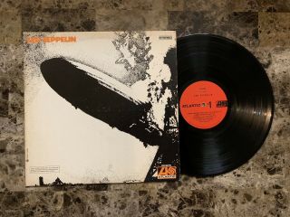 Led Zeppelin Canada Import Red Atlantic Label Vinyl Lp