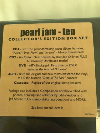Pearl Jam Ten - Box Set 2