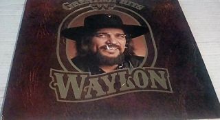 Waylon Jennings " Greatest Hits " Lp Vinyl Record Album