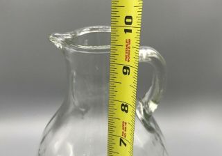 Vintage White House Vinegar Jug Bottle 1/2 gallon Apple Leaf on Neck 678 - 6 pour 4