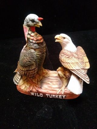 Austin Nichols " Wild Turkey And Eagle " Decanter 1984 4 Mini