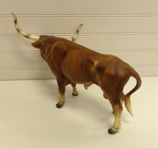 Breyer Traditional 75 Texas Longhorn Bull Figurine 2