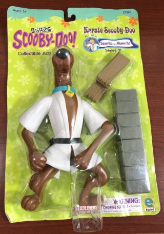 Karate Scooby - Doo Jointed Action Figure Toy Hanna - Barbera Merchanise 2000