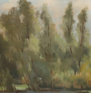 French Post Impressionist Oil Painting Landscape,  Signed Marquet