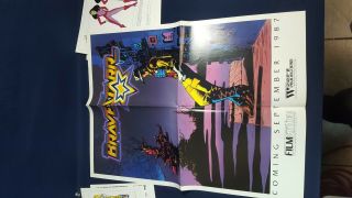 Bravestarr Animation Press Promo Poster Kit 1986 Color Art Graphics Orig Folder 3