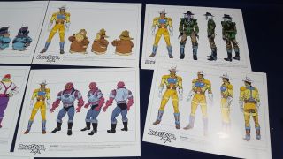 Bravestarr Animation Press Promo Poster Kit 1986 Color Art Graphics Orig Folder 6