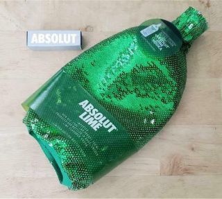 Absolut Vodka Matches And Lime Green Bottle Jacket