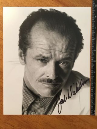 Jack Nicholson Hand Signed Autograph - A Collectors Must Have