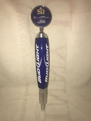 Nfl Bowl 50 Bud Light Tap Handle Beer Man Cave Bar