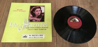 Clp1032 - Ida Haendel - Hmv - Brahms Violin Concerto - Record