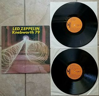 Led Zeppelin Knebworth 79 Rare Oz Phoenix Records 2lp Nm