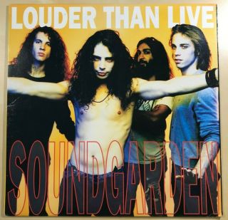 Soundgarden Louder Than Live Ultra - Rare Blue Vinyl Promo Lp 1990 Sp 017951 - A