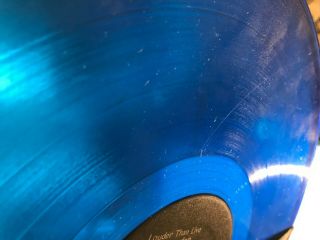 Soundgarden LOUDER THAN LIVE Ultra - Rare Blue Vinyl Promo LP 1990 SP 017951 - A 4