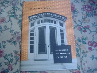 Vintage John Deere Moline,  Illinois Van Brunt Co.  Booklet