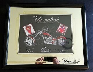 Man Cave Bar Yeungling Orange County Choppers Motorcycle Mirror Sign Collectors