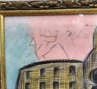 DRAWING BY SALVADOR DALI WITH FRAME IN 3
