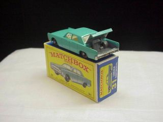Vintage Matchbox Series No.  31 Lesney Lincoln Continental Box 4