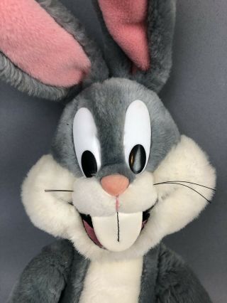 Vintage 1987 Warner Bros.  Characters Bugs Bunny 21” Plush Toy By Mighty Star