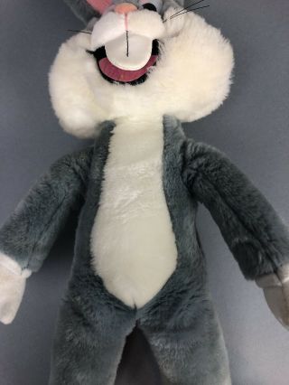 Vintage 1987 Warner Bros.  Characters BUGS BUNNY 21” Plush Toy by Mighty Star 5