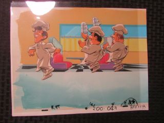 1980s Cinnamon Toast Crunch Animation Cel W/ Hand Painted Background 4 4 Sc59
