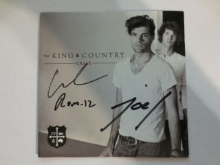For King And Country - Crave Cd Signed Autographed By Both Very Good