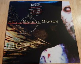 Marilyn Manson - Antichrist Superstar - Black Double Vinyl Lp - - Very Rare