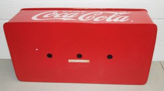 Rare Vtg COCA COLA Coke METAL PLANTER (w/ Ornate STAND) HTF 7