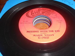 Junior Wells Blues R&b 45 Messing With The Kid / Universal Rock