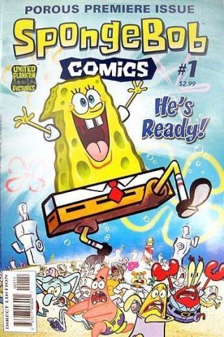 Spongebob Squarepants Comics 1 First Issue Rare 2011 Vf,  / Near / Unread
