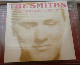 The Smiths Strangeways Here We Come Lp Pink Logo Variant Rare Morrissey Ss
