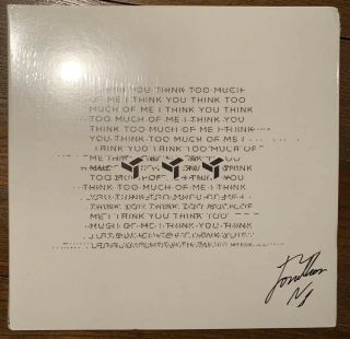 Autographed Eden - I Think You Think Too Much Of Me (ityttmom) Clear Vinyl