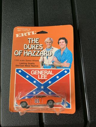Vintage Ertl 1981 Dukes Of Hazzard 1/64 Scale General Lee Car In Package