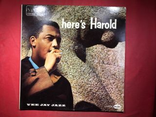 G2 - 29 Harold Harris Here’s Harold.  Vjlp 3018.  Jazz.  Microgroove