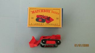 Matchbox 58b Drott Excavator With " D " Box