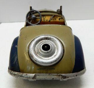 Distler Wind - up Sports Car Made in US Zone Germany 4