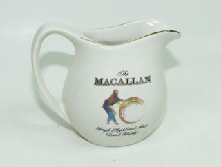The Macallan Miniature Single Highland Malt Scotch Whisky Porcelain Pitcher