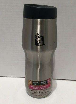 Dunkin Donuts 2012 Premium Stainless Steel Travel Tumbler Cup Mug Hot Cold