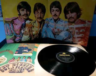 The Beatles Sgt Peppers Uk 1967 1st Ever 1/1 Mono Pmc 7027 Vinyl Lp.